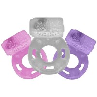 Anel Peniano com Vibrador e Estimulador Clitoriano Anel Peniano com Vibrador e Estimulador Clitoriano