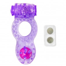 Anel Peniano Vibrador Pérola Duplo Prazer