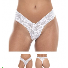 Calcinha Renda Branca 