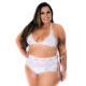 Conjunto Assanhadinha Plus Size Branco