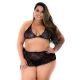 Conjunto Assanhadinha Plus Size Preto