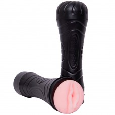 Masturbador Masculino Vagina com Vibro em Formato de Lanterna