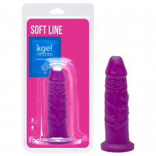 Pênis De Borracha Maciço Colors 12 X 3 cm - Roxo