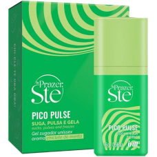 Pico Pulse Gel Suga Vibra e Pulsa Chiclete de Menta