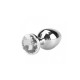 Plug Anal Metal Com Pedra G
