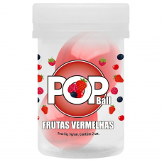 Pop Ball Bolinha Lubrificante Beijável Frutas Vermelhas