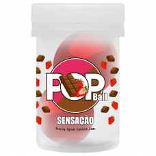 Pop Ball Bolinha Lubrificante Beijável Sensação
