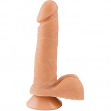 Prótese com Escroto e Ventosa Sexy Fantasy 16 cm X 4 cm Prótese com Escroto e Ventosa Sexy Fantasy 16 cm X 4 cm