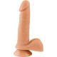 Prótese com Escroto e Ventosa Sexy Fantasy  16 cm X 4 cm
