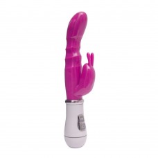 Vibrador Silicone Rabbit 8 Vibrações Usb Rosa